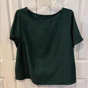 Elegant Dark Green Women's Top